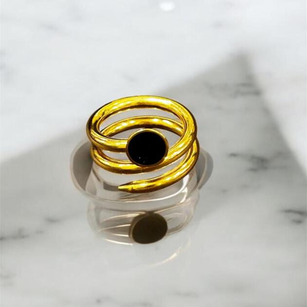 spiral stainless steel ring
