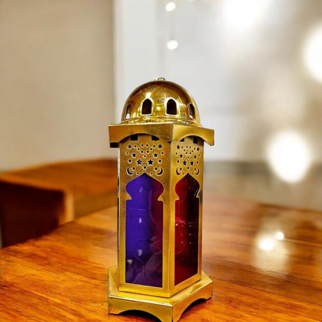 Ramadan metal lantern Islamic design