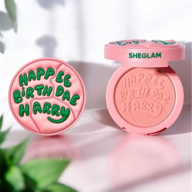 SHEGLAM “Happee Birthdae Harry” Pressed Blush – Limited Edition